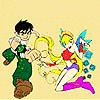 Play Ben 10 Stella Coloring